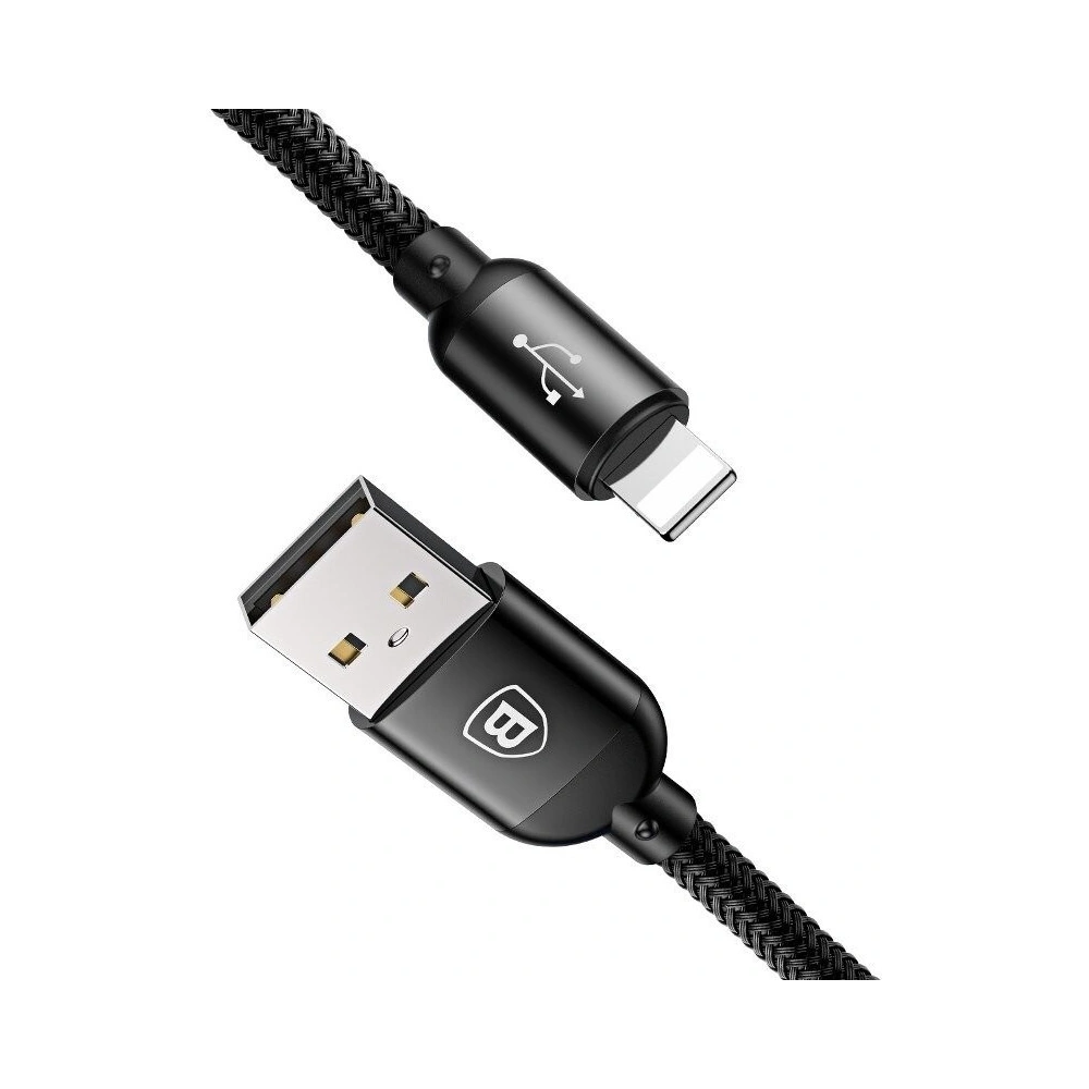 Hurtownia GSM - Kabel USB Baseus 3w1 USB-C / Lightning / Micro 3,5A 0,3m (czarny) - BSU774BLK - {ean13} - Hurt