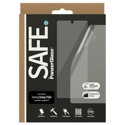 Zestaw folia + szkło SAFE by PanzerGlass Bundle 2in1 Samsung Galaxy Z Flip6 / 7 FE  Screen Protector Ultra Wide-Fit + TPU Classic Fit