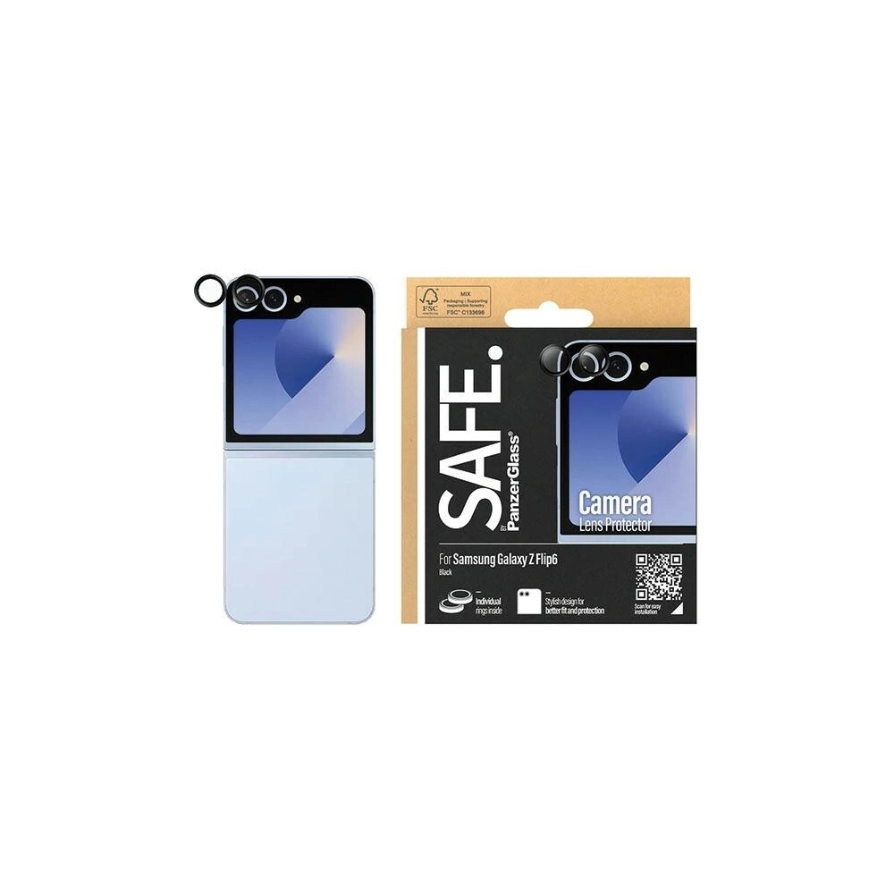 Wholesale SAFE by PanzerGlass Hoops Camera Samsung Galaxy Z Flip6 black - PZG691 - {ean13} - Hurt