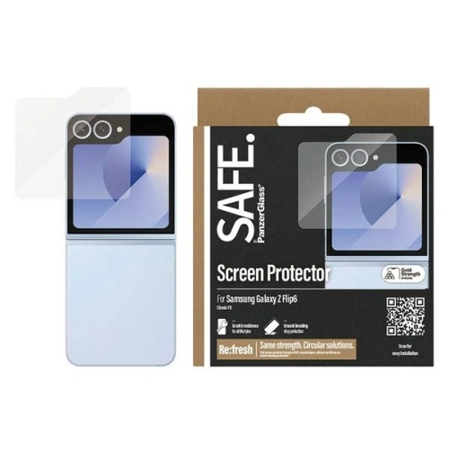 Szkło hartowane SAFE by PanzerGlass Samsung Galaxy Z Flip6 / 7 FE Screen Protection Classic Fit