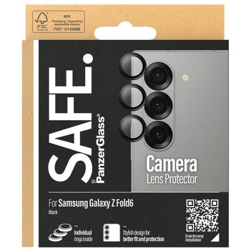 Szkło na obiektyw aparatu SAFE by PanzerGlass Hoops Camera Samsung Galaxy Z Fold6 czarny/black