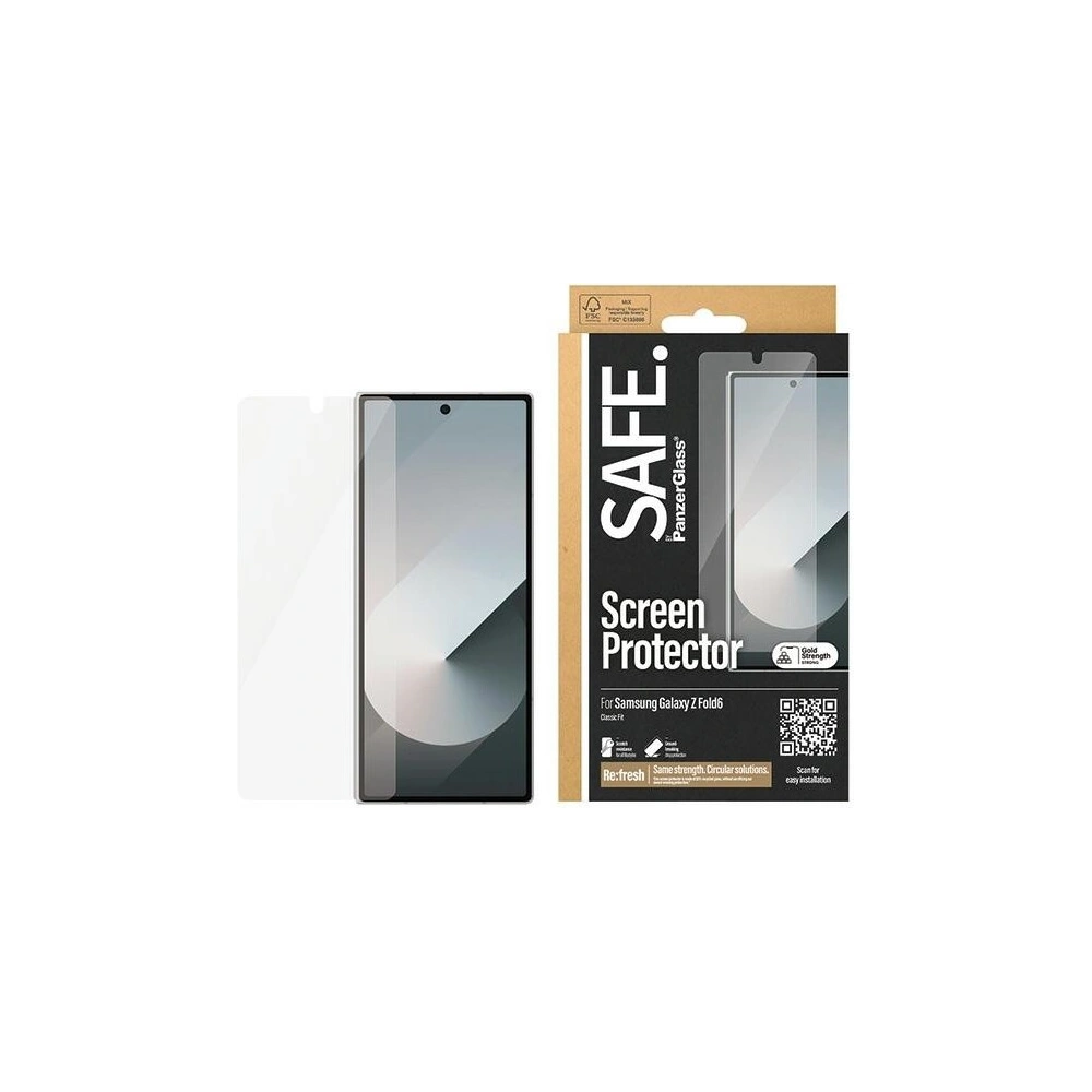 Hurtownia GSM - Szkło hartowane SAFE by PanzerGlass Samsung Galaxy Z Fold6 Screen Protection Classic Fit - PZG695 - {ean13} - Hurt