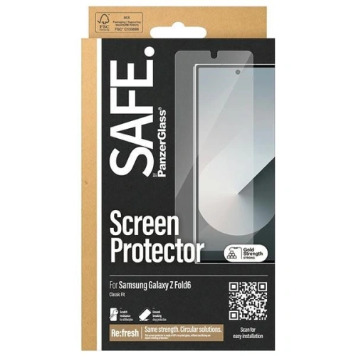 Szkło hartowane SAFE by PanzerGlass Samsung Galaxy Z Fold6 Screen Protection Classic Fit