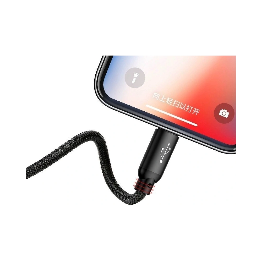 Hurtownia GSM - Kabel USB Baseus 3w1 USB-C / Lightning / Micro 3,5A 0,3m (czarny) - BSU774BLK - {ean13} - Hurt