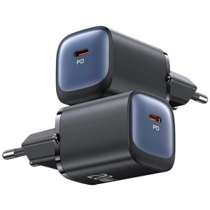 Hurtownia GSM - USAMS CC248 USB-C 20W GaN Gyors Töltő HC Sorozat fekete színben - USA1149 - {ean13} - Hurt