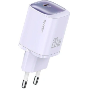 Hurtownia GSM - USAMS CC248 USB-C 20W GaN Gyors Töltő HC Sorozat lila/purple - USA1150 - {ean13} - Hurt