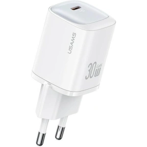 Hurtownia GSM - USAMS CC251 USB-C 30W GaN Gyors Töltő HC Sorozat fehér/white - USA1151 - {ean13} - Hurt