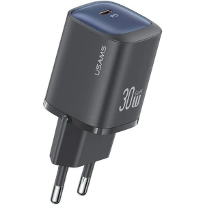 Hurtownia GSM - USAMS CC251 USB-C 30W GaN Gyors Töltő HC Sorozat fekete - USA1152 - {ean13} - Hurt