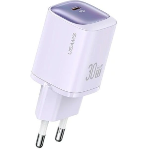 Hurtownia GSM - Încărcătorul de rețea USAMS CC251 USB-C 30W GaN Fast Charging HC Series violet/purple - USA1153 - {ean13} - Hurt