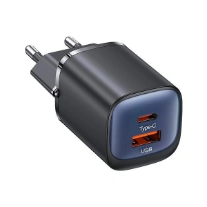 Hurtownia GSM - USAMS CC254 USB-A, USB-C 30W GaN Gyors Töltő HC Sorozat fehér - USA1154 - {ean13} - Hurt