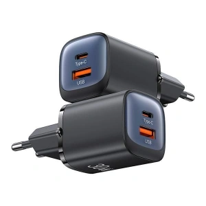 Hurtownia GSM - USAMS CC254 USB-A, USB-C 30W GaN Gyors Töltő HC Sorozat fehér - USA1154 - {ean13} - Hurt