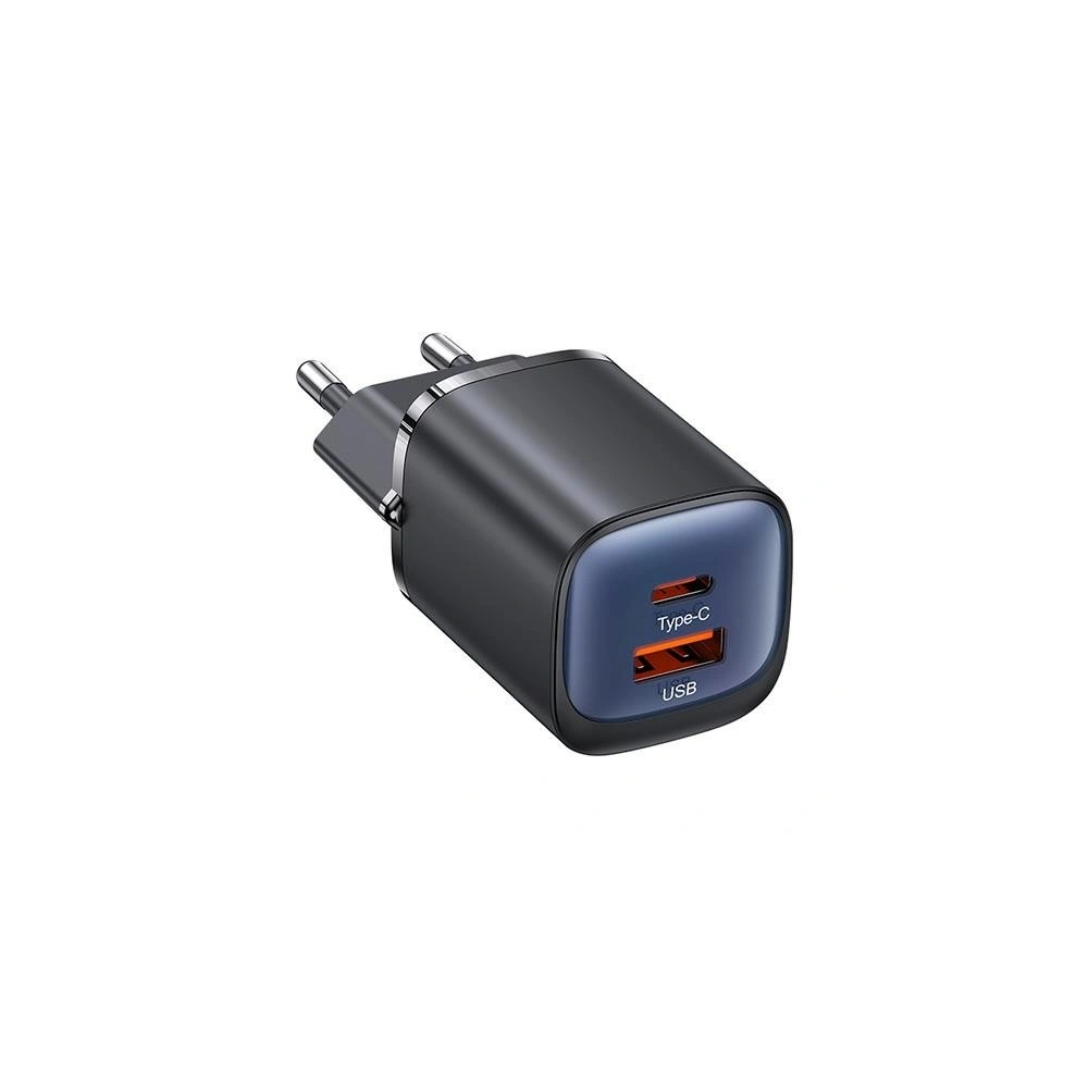 Hurtownia GSM - USAMS CC254 USB-A, USB-C 30W GaN Gyors Töltő HC Sorozat lila/purple - USA1156 - {ean13} - Hurt