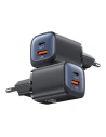 Hurtownia GSM - USAMS CC254 USB-A, USB-C 30W GaN Gyors Töltő HC Sorozat lila/purple - USA1156 - {ean13} - Hurt