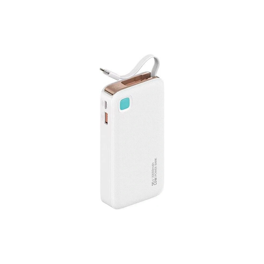 Hurtownia GSM - Powerbank USAMS 10000 mAh PD 20W Fast Charge XY Series + kabel USB-C biały/white - USA1157 - {ean13} - Hurt