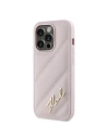 Hurtownia GSM - Etui Karl Lagerfeld KLHCP14XPQDSMGP Apple iPhone 14 Pro Max hardcase Diagonal Quilted Script roz/roz - KLD2123 - {ean13} - Hurt