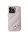 Hurtownia GSM - Etui Karl Lagerfeld KLHCP14XPQDSMGP Apple iPhone 14 Pro Max hardcase Diagonal Quilted Script roz/roz - KLD2123 - {ean13} - Hurt