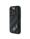 Hurtownia GSM - Etui Karl Lagerfeld KLHCP15LPQDSMGK Apple iPhone 15 Pro hardcase Diagonal Quilted Script czarny/black - KLD2124 - {ean13} - Hurt