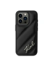 Hurtownia GSM - Etui Karl Lagerfeld KLHCP15LPQDSMGK Apple iPhone 15 Pro hardcase Diagonal Quilted Script czarny/black - KLD2124 - {ean13} - Hurt
