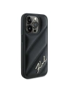 Hurtownia GSM - Etui Karl Lagerfeld KLHCP15LPQDSMGK Apple iPhone 15 Pro hardcase Diagonal Quilted Script czarny/black - KLD2124 - {ean13} - Hurt