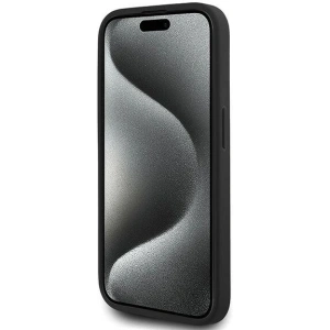 Hurtownia GSM - Etui Karl Lagerfeld KLHCP15LPQDSMGK Apple iPhone 15 Pro hardcase Diagonal Quilted Script czarny/black - KLD2124 - {ean13} - Hurt