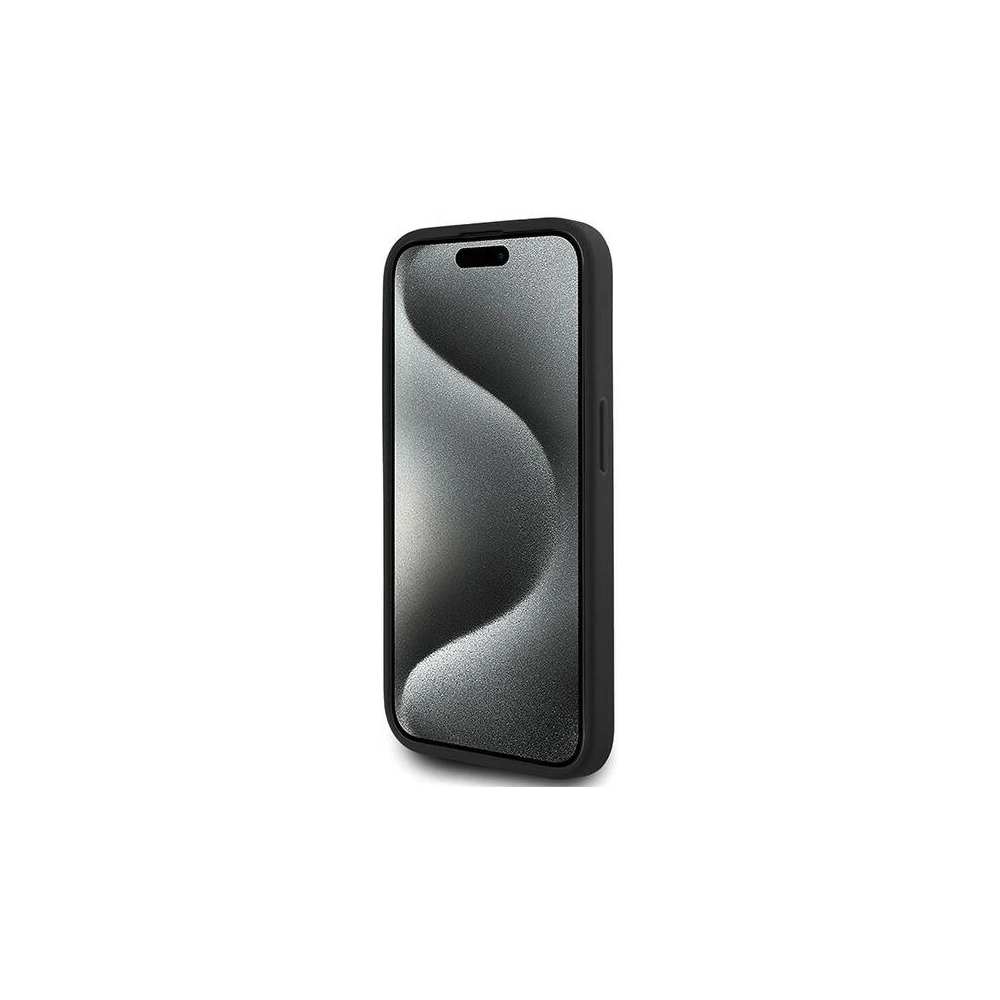 Hurtownia GSM - Etui Karl Lagerfeld KLHCP15LPQDSMGK Apple iPhone 15 Pro hardcase Diagonal Quilted Script czarny/black - KLD2124 - {ean13} - Hurt