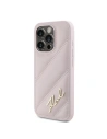 Hurtownia GSM - Etui Karl Lagerfeld KLHCP15LPQDSMGP Apple iPhone 15 Pro hardcase Diagonal Quilted Script růžový/pink - KLD2125 - {ean13} - Hurt