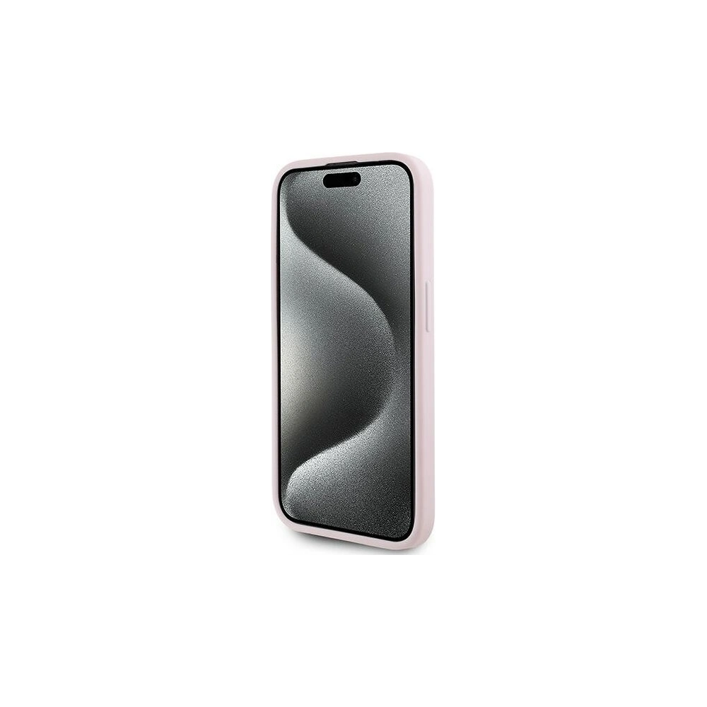 Hurtownia GSM - Case Karl Lagerfeld KLHCP15LPQDSMGP Apple iPhone 15 Pro Hardcase Diagonal Quilted Script rosa/pink - KLD2125 - {ean13} - Hurt