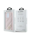 Wholesale Karl Lagerfeld KLHCP15LPQDSMGP Apple iPhone 15 Pro hardcase Diagonal Quilted Script pink - KLD2125 - {ean13} - Hurt