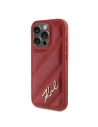 Hurtownia GSM - Etui Karl Lagerfeld KLHCP15LPQDSMGR Apple iPhone 15 Pro hardcase Diagonal Quilted Script czerwony/red - KLD2126 - {ean13} - Hurt