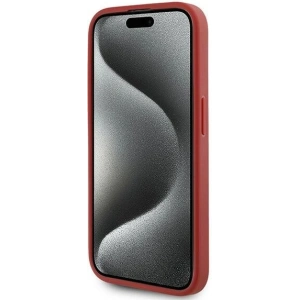 Hurtownia GSM - Etui Karl Lagerfeld KLHCP15LPQDSMGR Apple iPhone 15 Pro hardcase Diagonal Quilted Script czerwony/red - KLD2126 - {ean13} - Hurt