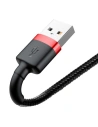 Hurtownia GSM - Cablul Lightning USB Baseus Cafule 2,4A 0,5m (negru-roșu) - BSU775BLKRED - {ean13} - Hurt