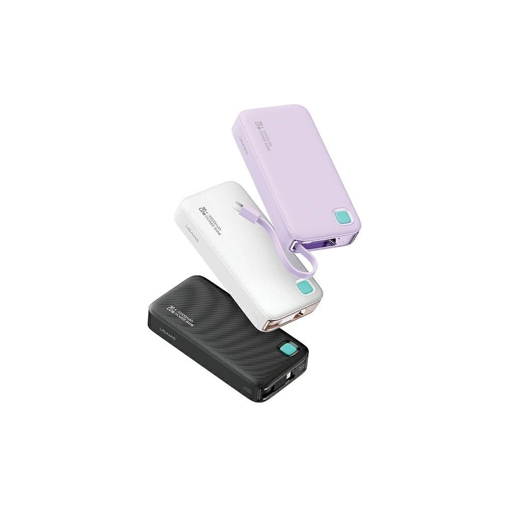 Hurtownia GSM - Powerbank USAMS 10000 mAh PD 20W Încărcare Rapidă Seria XY + cablu USB-C negru - USA1158 - {ean13} - Hurt