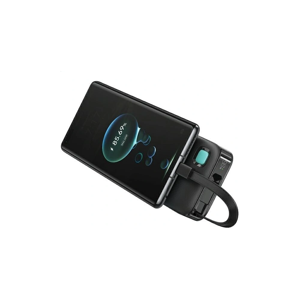 Hurtownia GSM - Powerbank USAMS 10000 mAh PD 20W Încărcare Rapidă Seria XY + cablu USB-C negru - USA1158 - {ean13} - Hurt