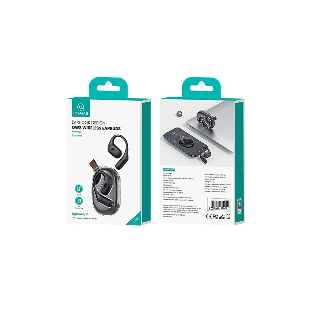 Hurtownia GSM - Słuchawki bezprzewodowe USAMS G26 OWS Bluetooth 5.3 czarny/black - USA1160 - {ean13} - Hurt