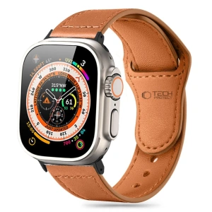 Hurtownia GSM - Pasek Tech-Protect Naturalfit Apple Watch 4/5/6/7/8/9/SE/Ultra 1/2 42/44/45/49mm Hnědý - THP2940 - {ean13} - Hurt