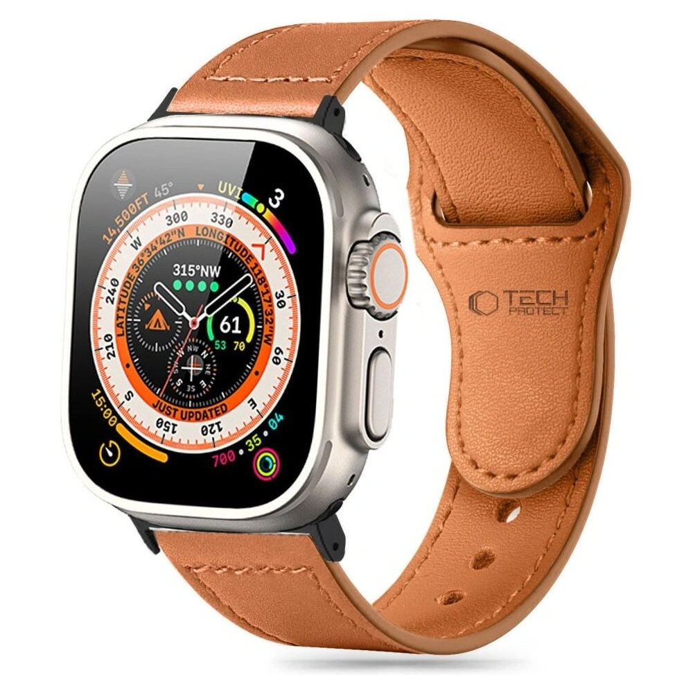 Hurtownia GSM - Pasek Tech-Protect Naturalfit Apple Watch 4/5/6/7/8/9/SE/10 38/40/41/42mm Maro - THP2941 - {ean13} - Hurt