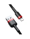 Hurtownia GSM - Kabel Lightning USB Baseus Cafule 2,4A 1m (czarno-czerwony) - BSU776BLKRED - {ean13} - Hurt
