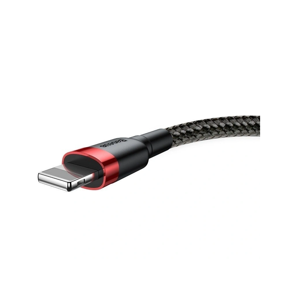 Hurtownia GSM - Kabel Lightning USB Baseus Cafule 2,4A 1m (czarno-czerwony) - BSU776BLKRED - {ean13} - Hurt