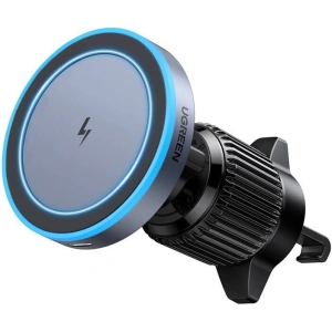 Hurtownia GSM - Magnetický automobilový držák s indukční nabíječkou na mřížku UGREEN W525 15W černý - UGR1869 - {ean13} - Hurt