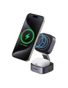 Încărcător inductiv Qi 2w1 UGREEN W702 iPhone, AirPods, 15W gri - Inductive (wireless) - Ugreen