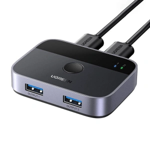 Hurtownia GSM - Přepínač USB-A 3.0 (2x2) UGREEN CM757, 5 Gbps + 2x kabel USB-A 1.5m - UGR1875 - {ean13} - Hurt