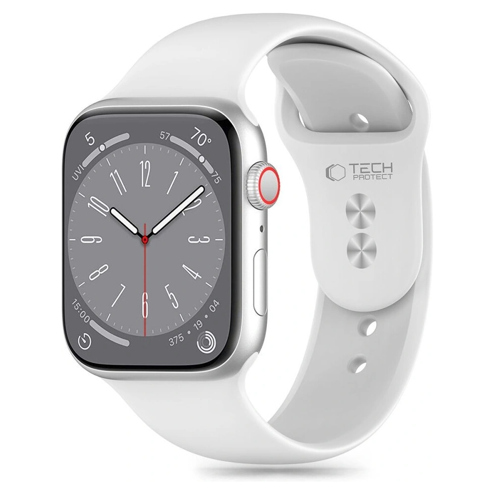 Wholesale Band Tech-Protect Silicone Apple Watch 4/5/6/7/8/9/SE/10 38/40/41/42mm White - THP2957 - {ean13} - Hurt