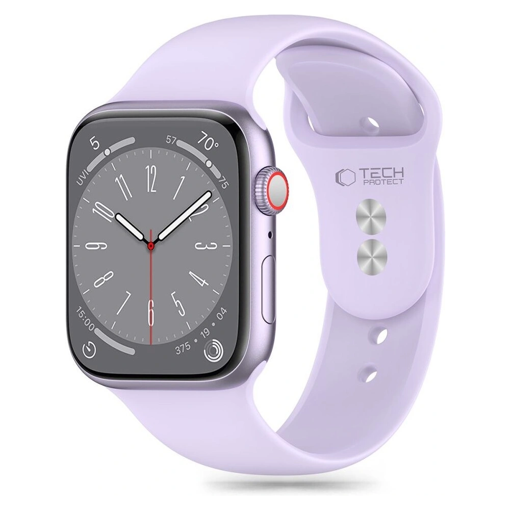 Hurtownia GSM - Pasek Tech-Protect Silicone Apple Watch4/5/6/7/8/9/SE/10 38/40/41/42mm Elegant Purple - THP2958 - {ean13} - Hurt