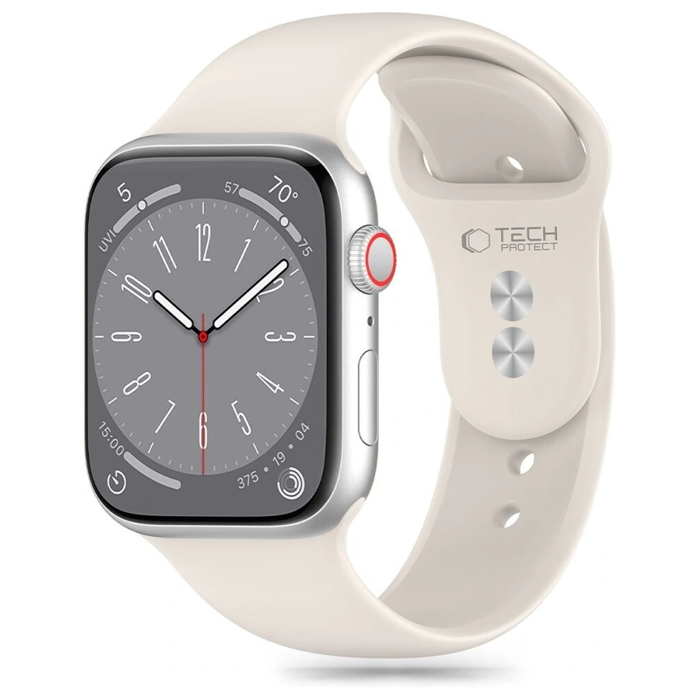 Hurtownia GSM - Pasek Tech-Protect Silicone Apple Watch 4/5/6/7/8/9/SE/10 38/40/41/42mm Starlight - THP2960 - {ean13} - Hurt