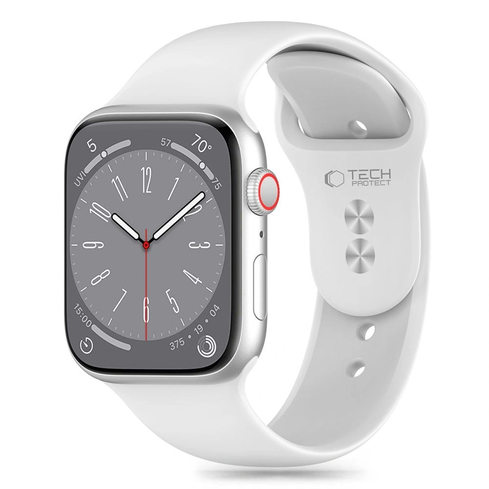 Hurtownia GSM - Pasek Tech-Protect Silicone Apple Watch 4/5/6/7/8/9/SE/Ultra 1/2 42/44/45/49mm White - THP2962 - {ean13} - Hurt