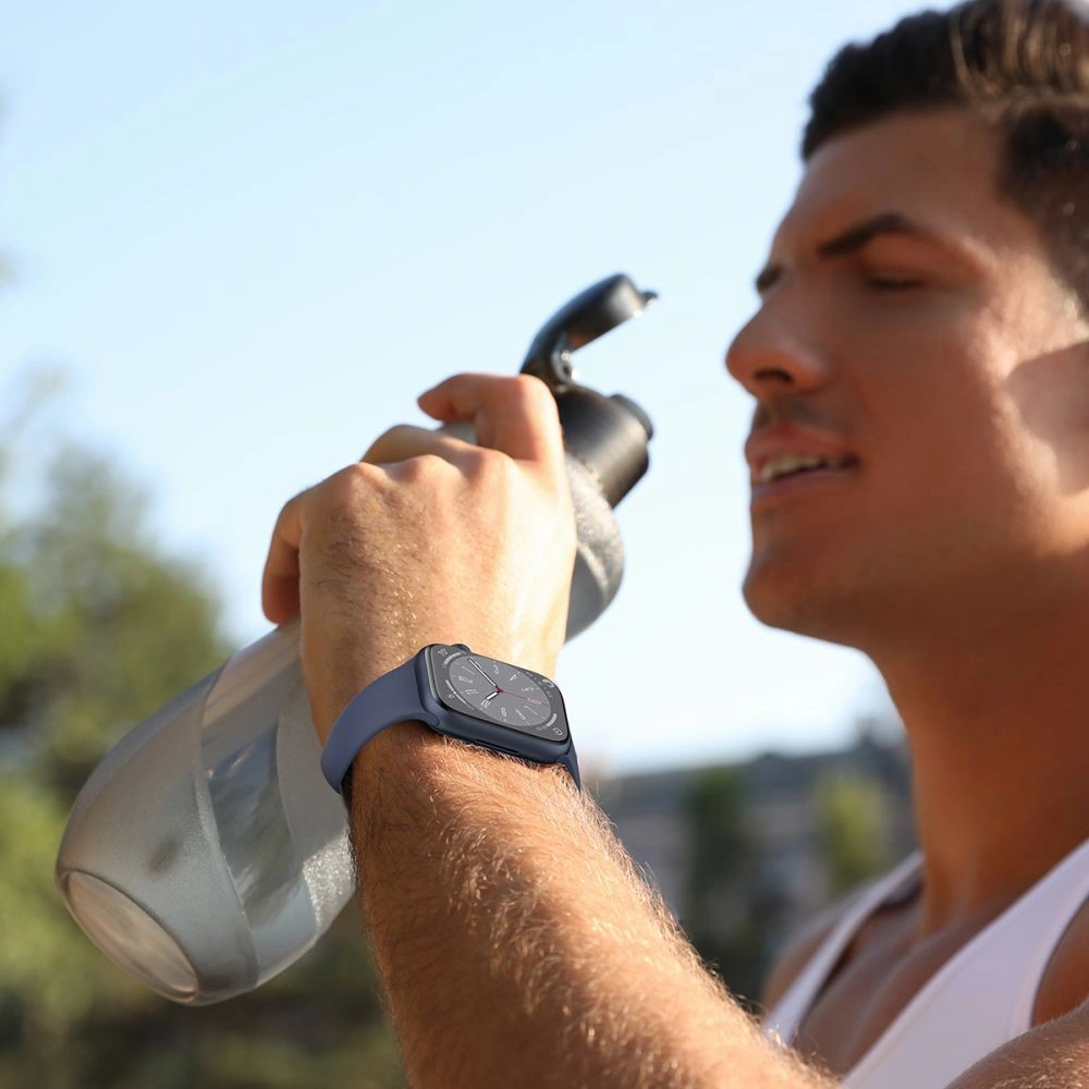 Pasek Tech-Protect Silicone Apple Watch 4/5/6/7/8/9/SE/Ultra 1/2 42/44/45/49mm Kanárkově žlutá