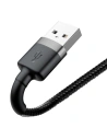 Hurtownia GSM - Kabel Lightning USB Baseus Cafule 2,4A 1m (szaro-czarny) - BSU778GRYBLK - {ean13} - Hurt