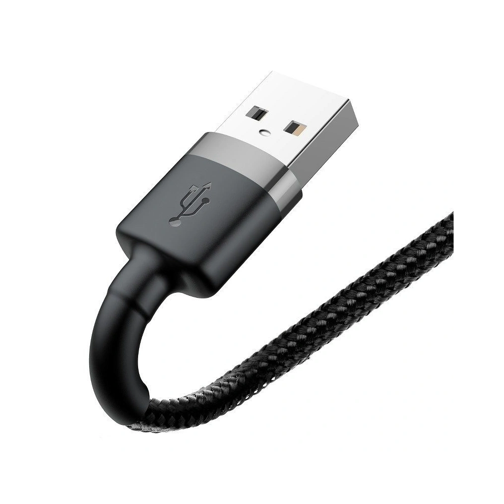 Hurtownia GSM - Kabel Lightning USB Baseus Cafule 2,4A 1m (szaro-czarny) - BSU778GRYBLK - {ean13} - Hurt