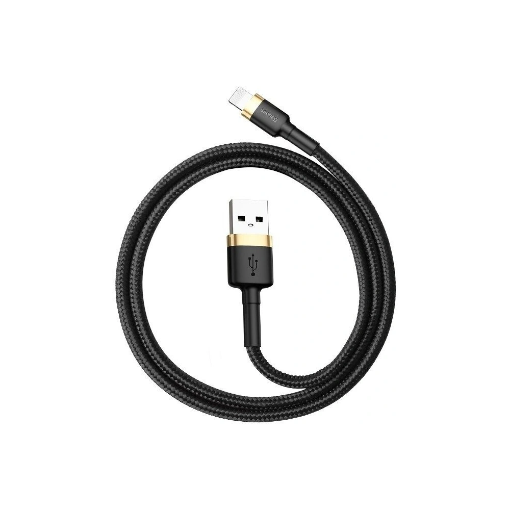 Hurtownia GSM - Kabel USB Lightning Baseus Cafule 2.4A 0,5m (złoto-czarny) - BSU779GLDBLK - {ean13} - Hurt