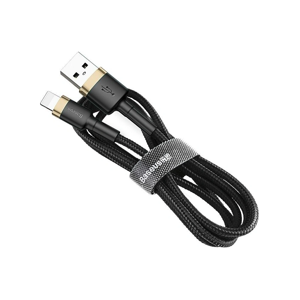 Hurtownia GSM - Kabel USB Lightning Baseus Cafule 2.4A 0,5m (złoto-czarny) - BSU779GLDBLK - {ean13} - Hurt